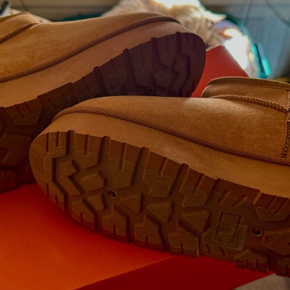 Platform Suede Ankle Boots - Picture 4 of 7